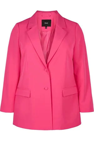 Zizzi CAKAISA L/S BLAZER Dames Blazer - Pink