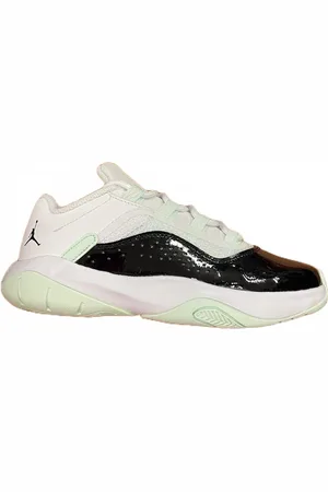 Nike Air jordan 11 CMFT low (GS) - Sneakers - Kinderen - Wit/Zwart/Groen - Textiel
