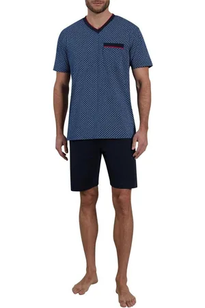 Götzburg Pyjama korte broek - - maat XL (XL) - Heren Volwassenen - 100% katoen- 451456-4008-630-XL