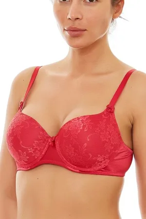Merkloos PD Dames Lingerie Voorgevormde beugel Satijn BH (10082)