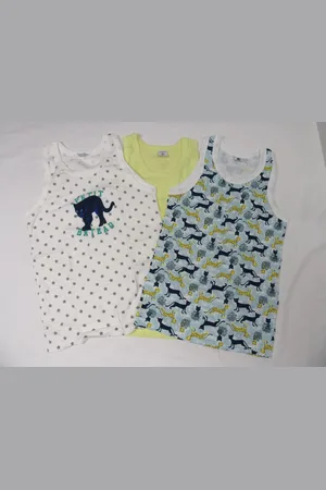 Petit Bateau 3 pack - Singlet - Jongens - Panter - 12 jaar 152