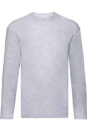 Fruit Of The Loom Heren Originele T-shirt Lange Mouwen