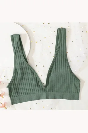 Merkloos SOFT RIBBED BRALETTE SET