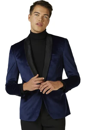 OppoSuits Deluxe Dinner Jacket - Deep Blue - Heren Blazer