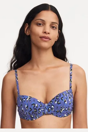 Chantelle Blue Leopard - Bikinitop