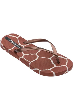 Ipanema I Love Safari Slippers Dames - Brown/Copper