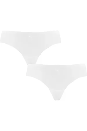 PUMA 2-pack naadloze dames strings - Invisible - Seamless dames onderbroek microfiber - S