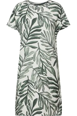 CECIL Linnen print jurk Dames Jurk -