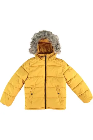Garcia Warme gele jongens puffer winterjas
