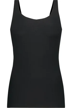 Ten Cate Singlet 2-Way Zwart Cotton - maat S - Zwart