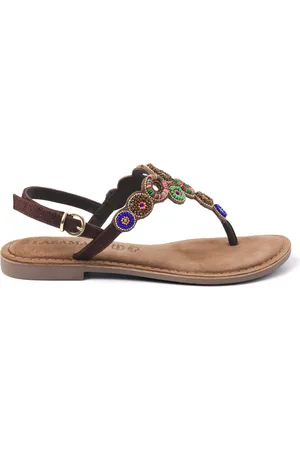 Lazamani Dames Sandalen 75.314 Brown Multi