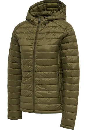 Hummel Damen Jacke Hmlred Quilted Hood Jacket Woman Dark Olive-XS