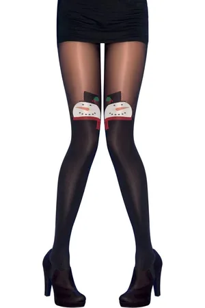 Pretty Polly Panty - Kerst - Sneeuwman - Snowman - One Size