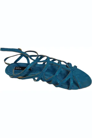 Blink SANDAL- -FAKE SUEDE-STRASS DETAILS-SIZE 38