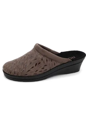 Rohde Dames Pantoffel Muil - 2456-18 Taupe