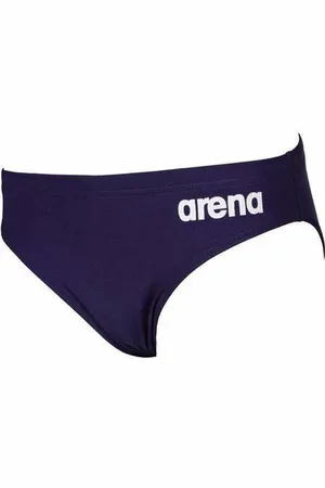 Arena Boys Solid brief Jr Navy - Wit