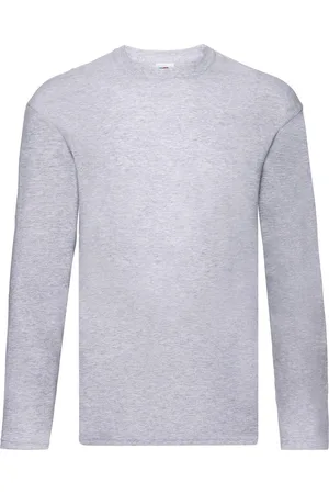 Fruit Of The Loom Heren Originele T-shirt Lange Mouwen