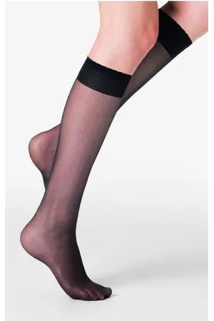 Platino 2 paar niet knellende 20 den panty kousjes Marino 41/46 cm (42/44)