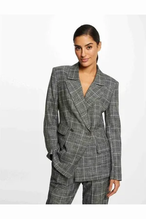 Morgan City Straight Checked Jacket 222-Vaxel