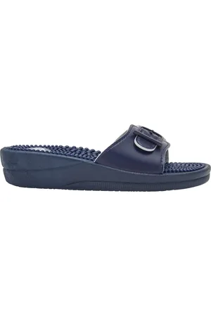 Scholl NEW MASSAGE PVC Womens FALSO Mules -