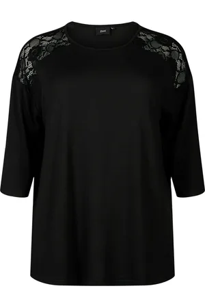 Zizzi VLUCCA, 3/4, BLOUSE Dames Blouse - Black