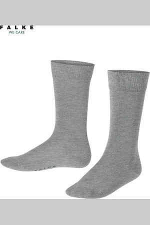 Falke Family Kniekous Kinderen 11898 3400 light grey 19-22