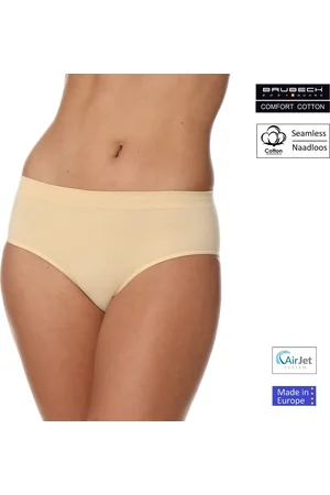 Brubeck Dames Ondergoed Slip Klassiek - Naadloos Elastisch Katoen - - XXL
