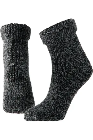 Apollo Wollen anti-slip huissokken/slofsokken voor kinderen maat 31-34 - Slaapsokken/bedsokken