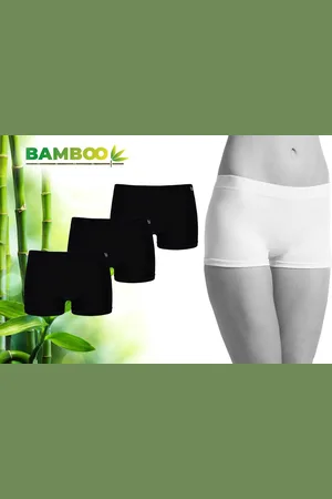 Merkloos Bamboo - Naadloos Dames Ondergoed - Bamboe - 3 Stuks - - M - Ondergoed Dames - Dames Slips
