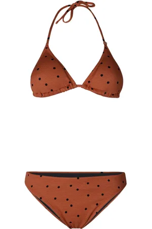 Brunotti Lollyop-Dot Dames Triangel Bikini - Bruin - 34