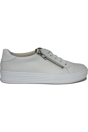 Solidus 37004, 37004 10066, Witte dames sneaker wijdte H