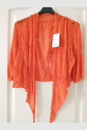 Merkloos Dames vest Resa effen bolero model XL/XXL curvy mode