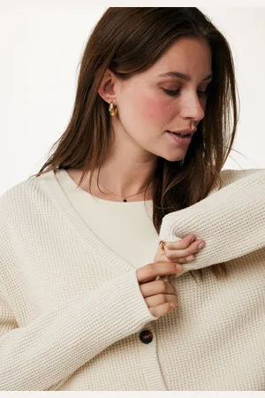 Mexx Vest Gebreid Crème Dames
