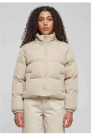 Urban classics Short Peached Gewatteerd jack - XS