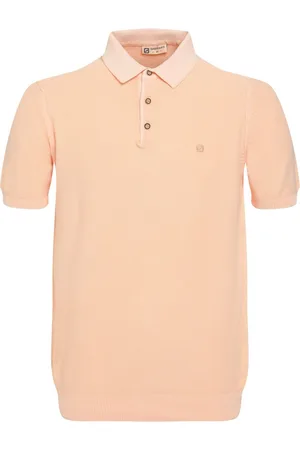 Gabbiano Poloshirt Knit Polo 234535 972 Soft Peach Mannen