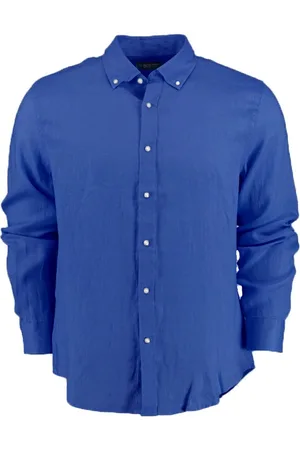 CONSENSO Lange mouw overhemd - Heren - 3XL - - Linnen - 9435-900