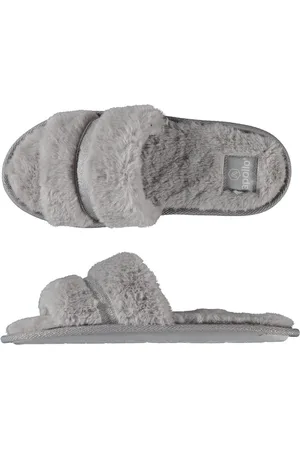 Apollo Dames huisslippers/instapsloffen/pantoffels met bont - - maat 39-40