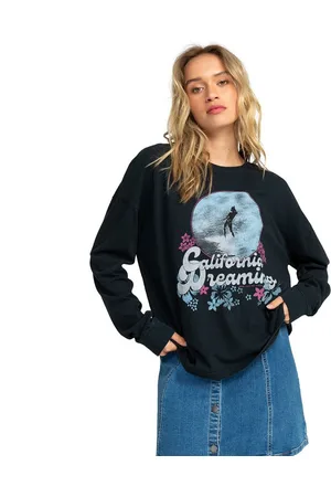 Roxy Falen Fr Her B Lange Mouwenshirt Zwart S Vrouw