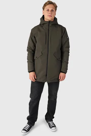 Brunotti Nelson Heren Parka Regenjas - Pine Green - XXL