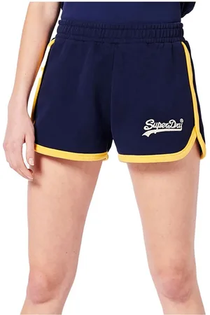 Superdry Vintage Vl College Korte Broek Blauw XS Vrouw