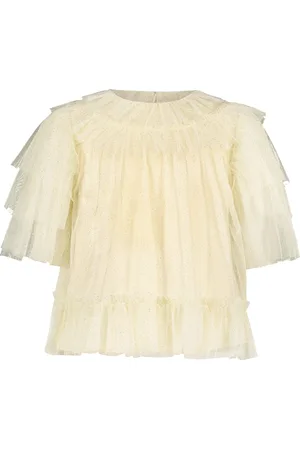Le Chic C312-5102 Meisjes Blouse - Pearled Ivory