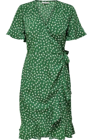 ONLY ONLOLIVIA S/S WRAP DRESS WVN NOOS Dames Jurk