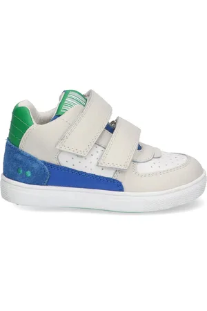 Bunnies JR 223302-523 Jongens Lage Sneakers - - Leer - Klittenband