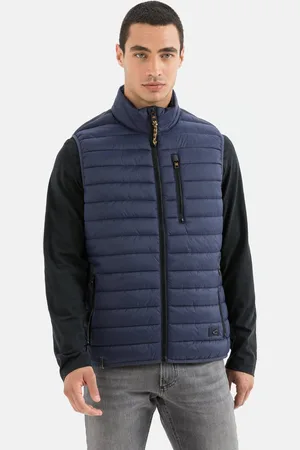 Camel Active Gewatteerd vest gemaakt van gerecycled materiaal mix