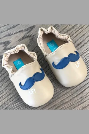 Lief! Lief Lifestyle BabySlofjes Beige/Blauw