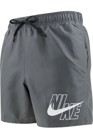 Nike Swim Logo Lap 5" Volley Heren Zwembroek - Iron Grey