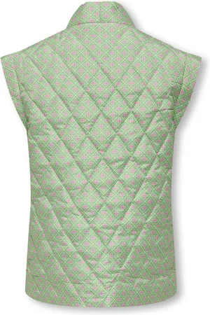 ONLY KOGCEMMA AOP QUILT VEST CS PNT Meisjes Jas -