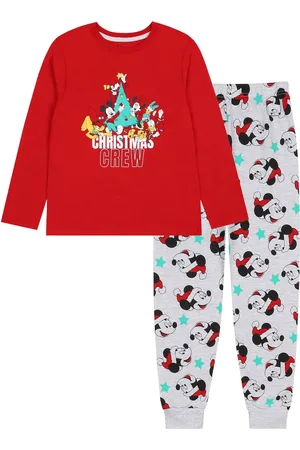 Disney Mickey Mouse & Friends - Kerstpyjama voor kinderen, en grijs, OEKO-TEX / 116