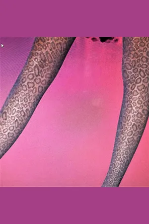Pretty Polly Panty - Fashion - Tijgerprint - Fishnet - Wild Animal - One Size - 36/42 - Zwart/ Grijs