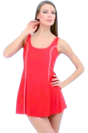 Merkloos Badpakjurk met geïntegreerde short- Tankini eendelig- Zwempak- Strandkleding- Zwemkleding- Dames Badmode Badpak Bikini Tankini-